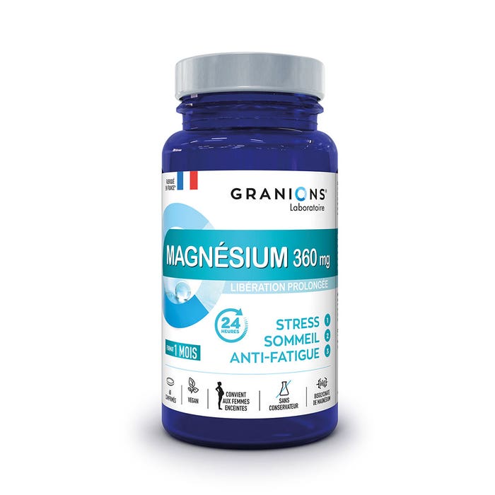 Magnesio 60 comprimidos Estrés Sueño Fatiga Granions
