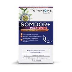Granions Somdor+ Melatonina 15 Comprimidos
