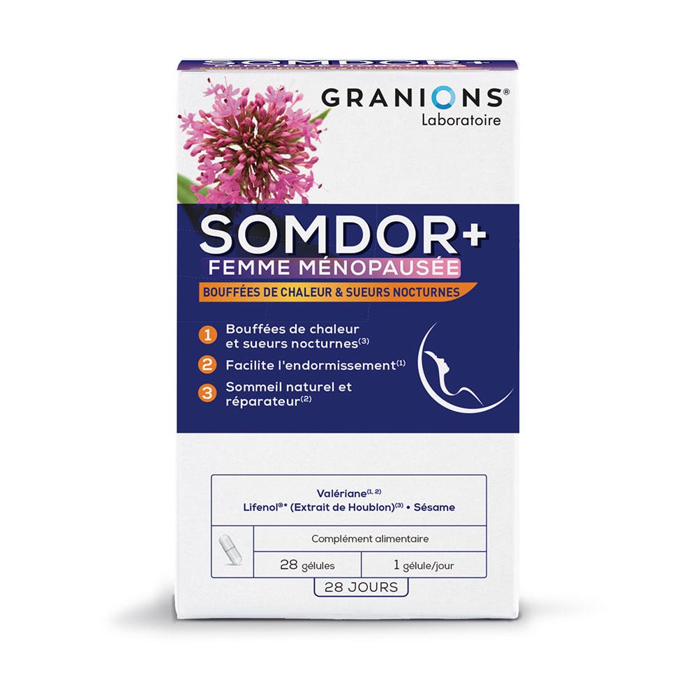 Granions Somdor+ Menopausia Mujer 28 Gelulas
