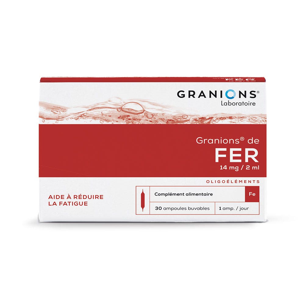 Granions Hierro 30 ampollas bebibles