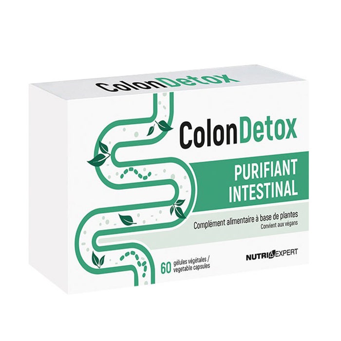 Detox de colon 60 cápsulas vegetales Nutri Expert