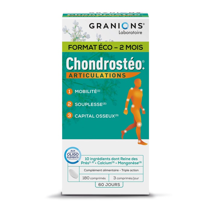 Chondrosteo+ Articulaciones Formula Triple Accion 180 Comprimidos Granions