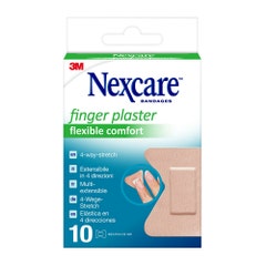 Nexcare Nexcare Finger Plasters Apositos X10 Finger Plasters Comfort flexible X10