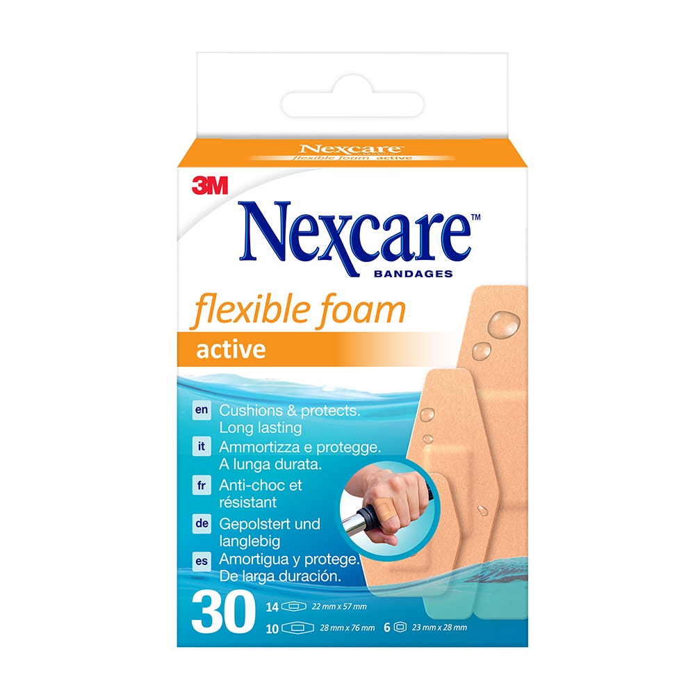 Nexcare Active 360 a prueba de golpes y resistente x30
