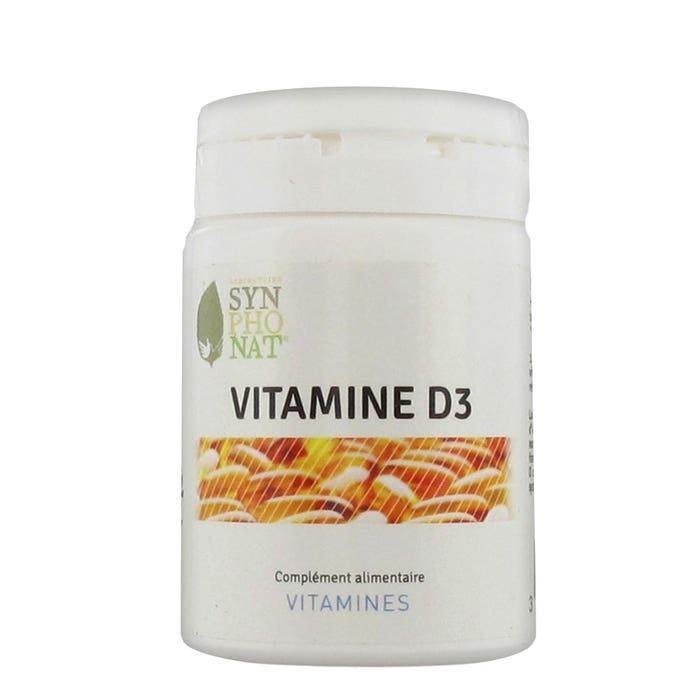 Vitamina D3 120 cápsulas Synphonat
