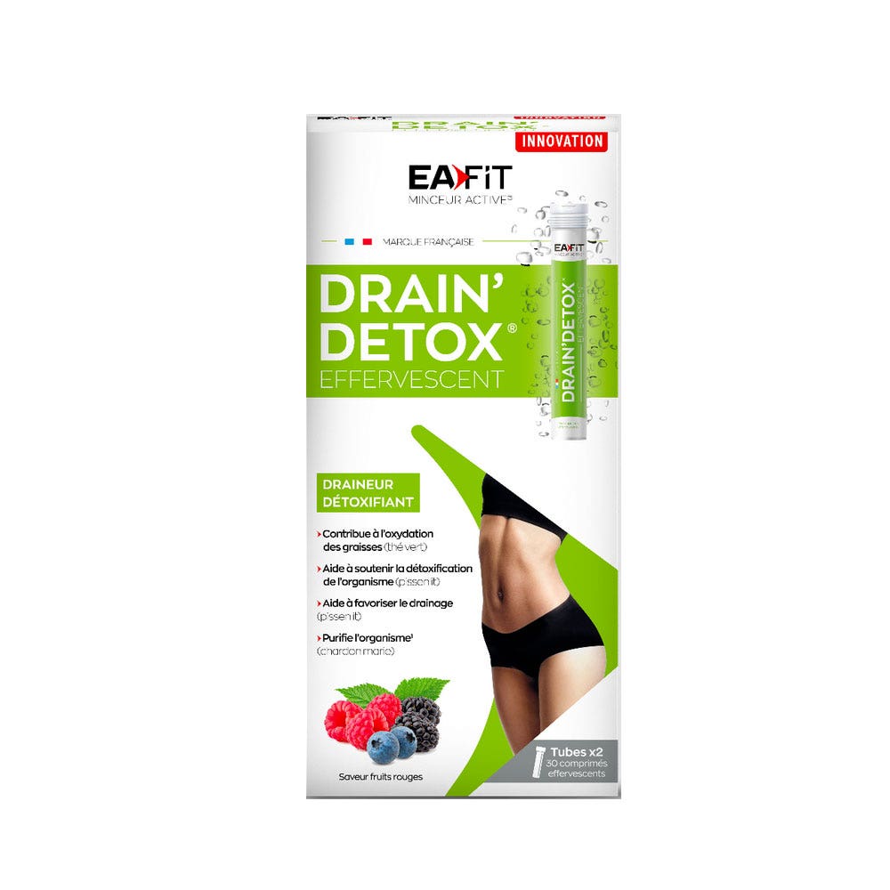 Eafit Desintoxicación Sabor a frutos rojos 2x15 comprimidos efervescentes