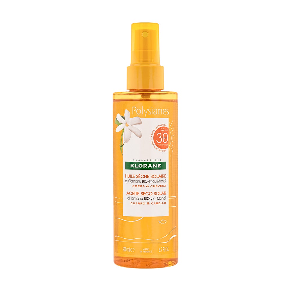 Klorane Polysianes Aceite seco solar SPF30 200ml