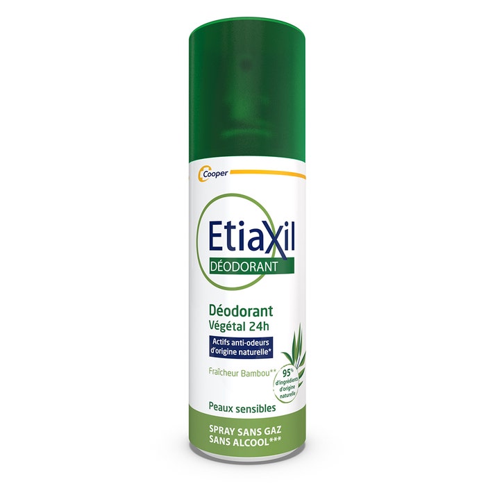 Etiaxil Desodorante Spray para plantas 24h Piel sensible 100 ml