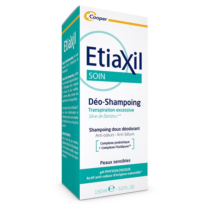 Etiaxil Ducha Deo-shampoo Transpiración excesiva Piel sensible 150 ml