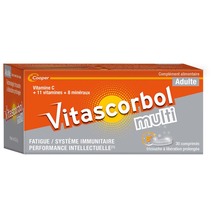 Vitascorbol Multi Adultos 30 Comprimidos