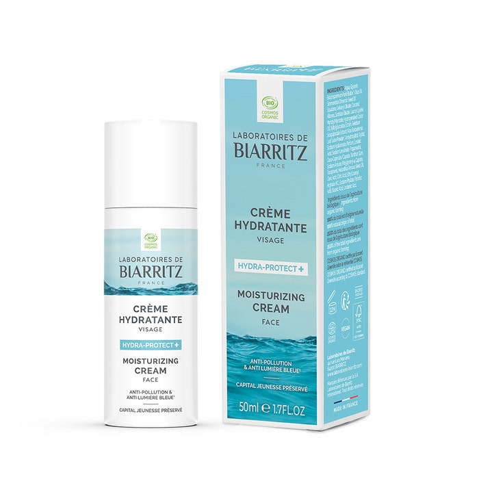 Laboratoires De Biarritz Hydra-Protect + Crema facial de Hidratación Ecológica 50 ml
