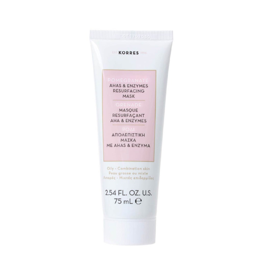 Korres Granada Mascarilla Resurface de AHA y Granada (pieles mixtas a grasas) 75 ml