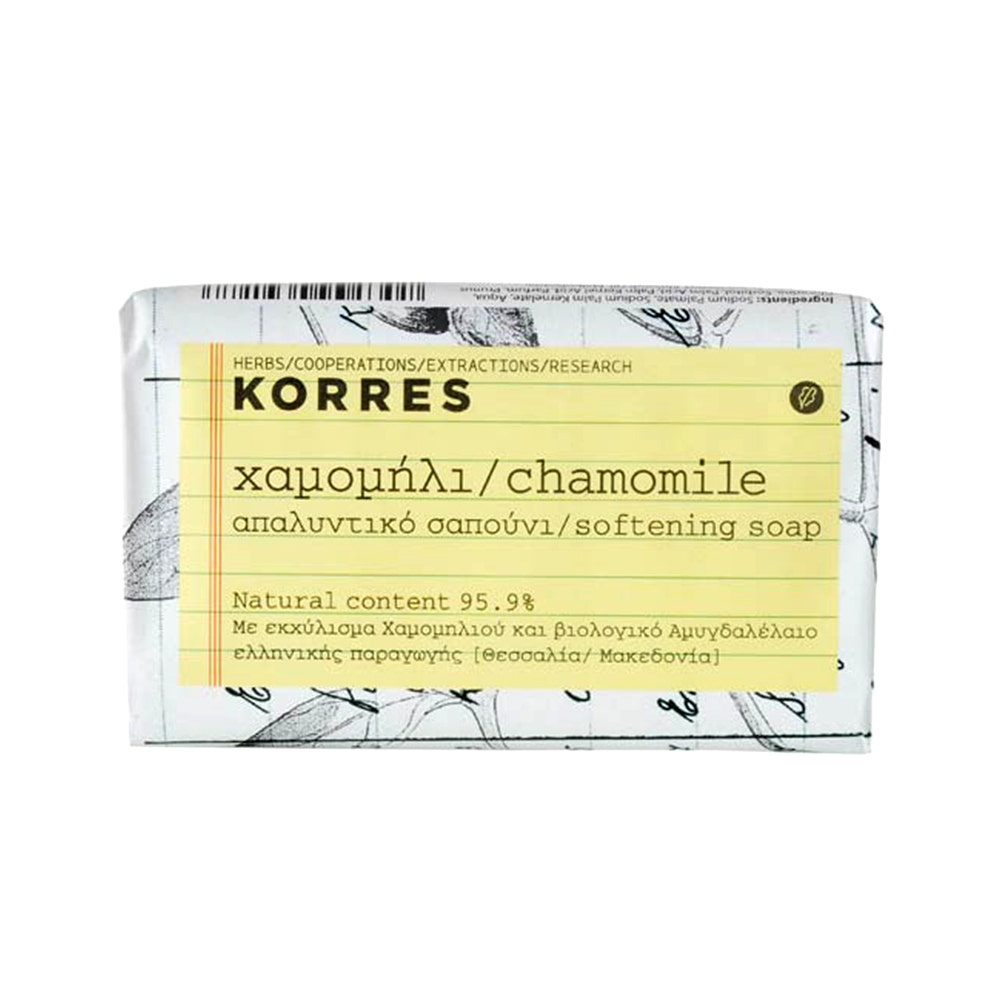 Korres Esenciales Savon doux visage & corps Camomille (peaux sensibles) 125g
