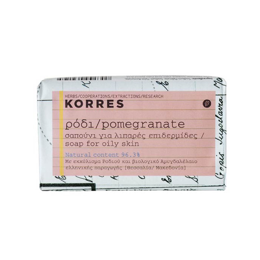 Korres Esenciales Savon purifiant visage & corps Grenade (peaux mixtes) 125g