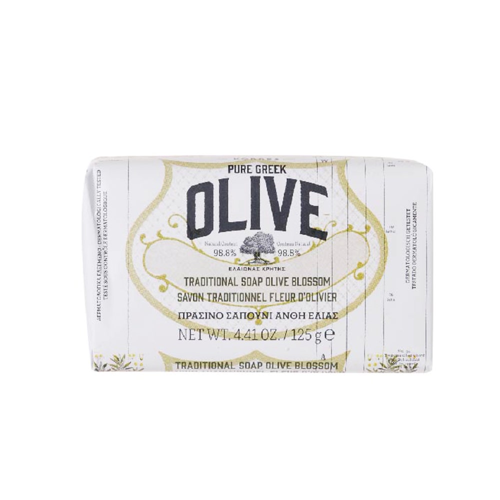 Korres Oliva Pastilla de jabón Fleur d'Olivo 125g