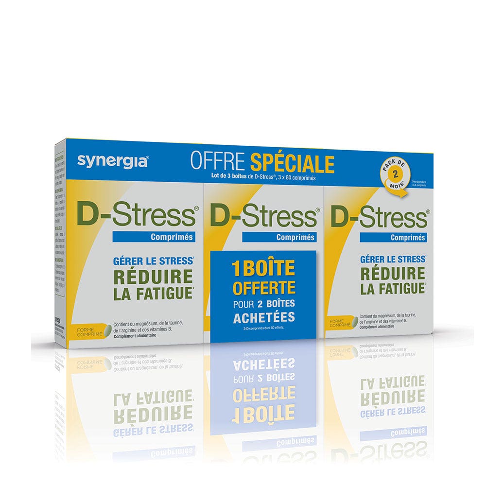 Synergia D-Stress 3x80 comprimidos
