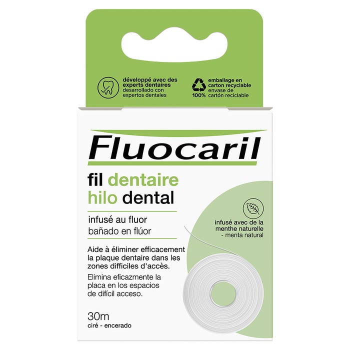 Seda dental con infusión de flúor 30m Fluocaril