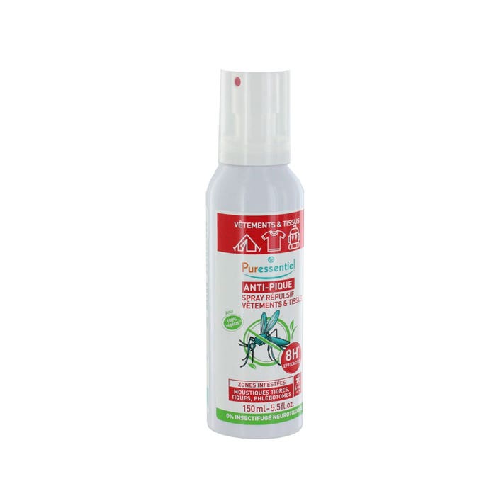 Spray Repelente Ropa Y Textiles 150ml Anti-Pique Puressentiel