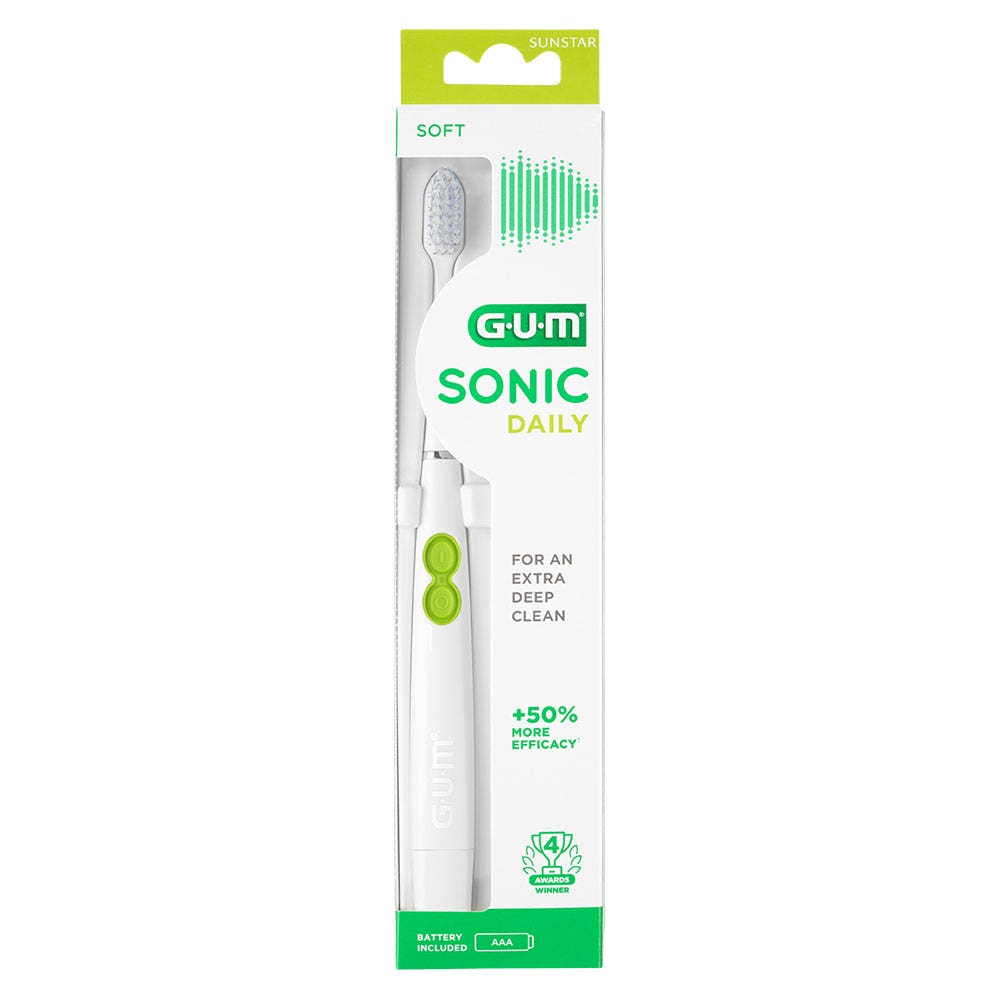 Gum Sonic Daily Cepillo de dientes Le Blanc