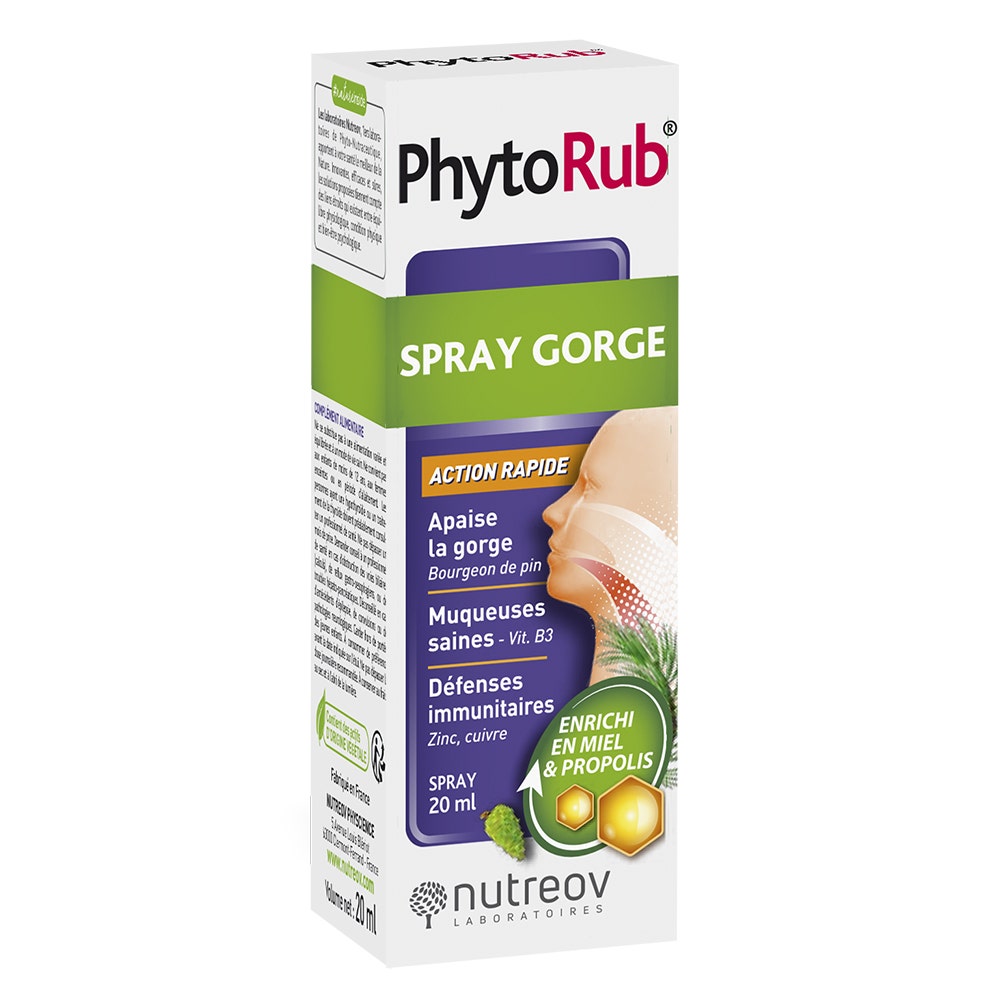 Nutreov Phyto-Rub Spray para la garganta 30 ml