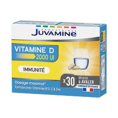 Juvamine Vitamina D 2000 UI 30 cápsulas