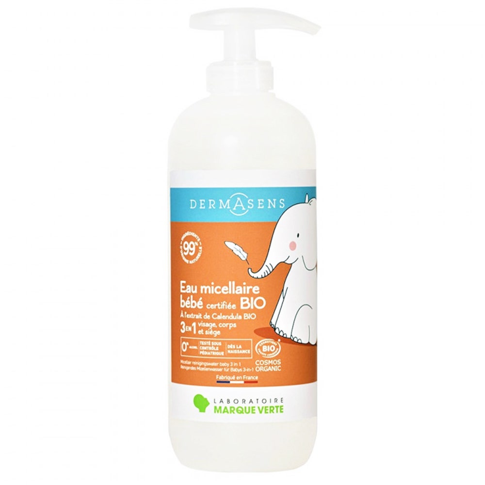 Dermasens Agua micelar limpiadora para bebés Bio 3 en 1 500 ml