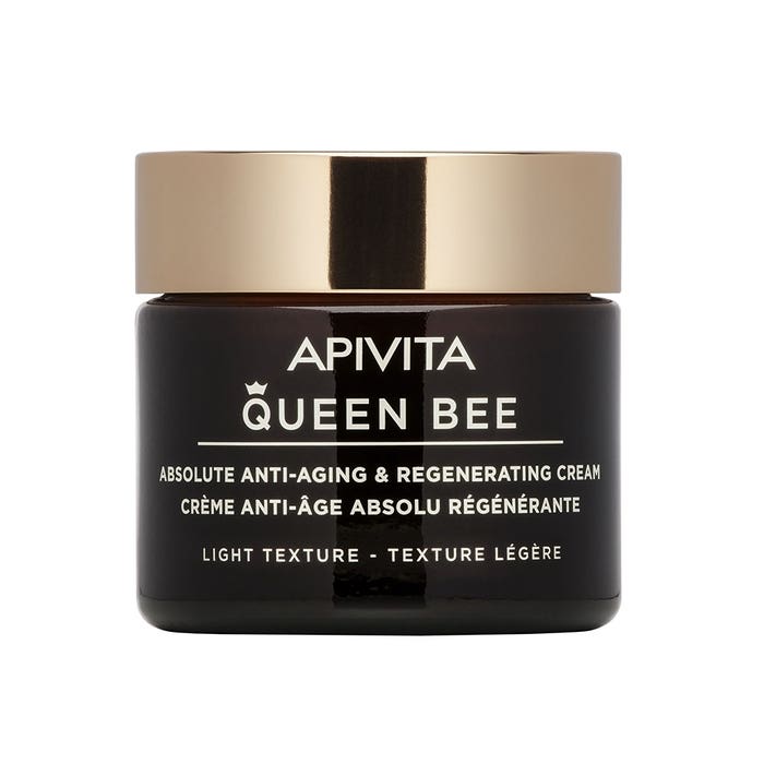 Crema Antiedad Regeneradora Absoluta 50 ml Queen Bee Textura ligera Apivita
