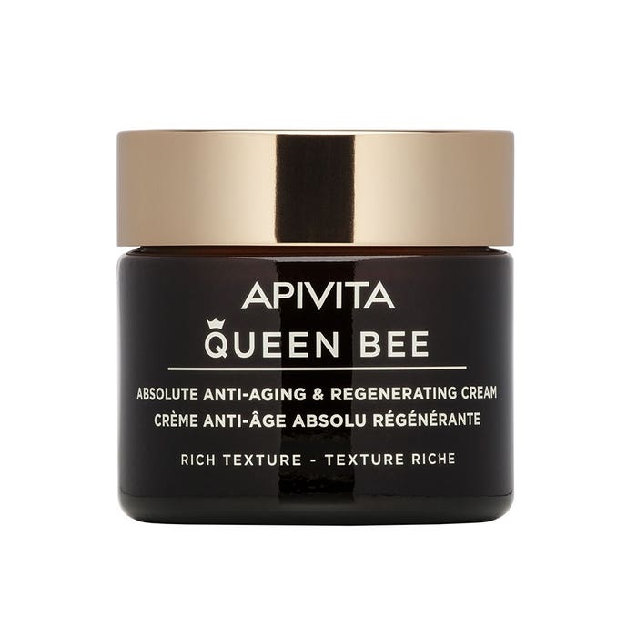 Crema Antiedad Regeneradora Absoluta 50 ml Queen Bee Textura rica Apivita