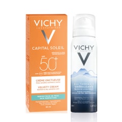 Vichy Capital Soleil Crema rica SPF50+ con agua termal 50ml gratis 100ml