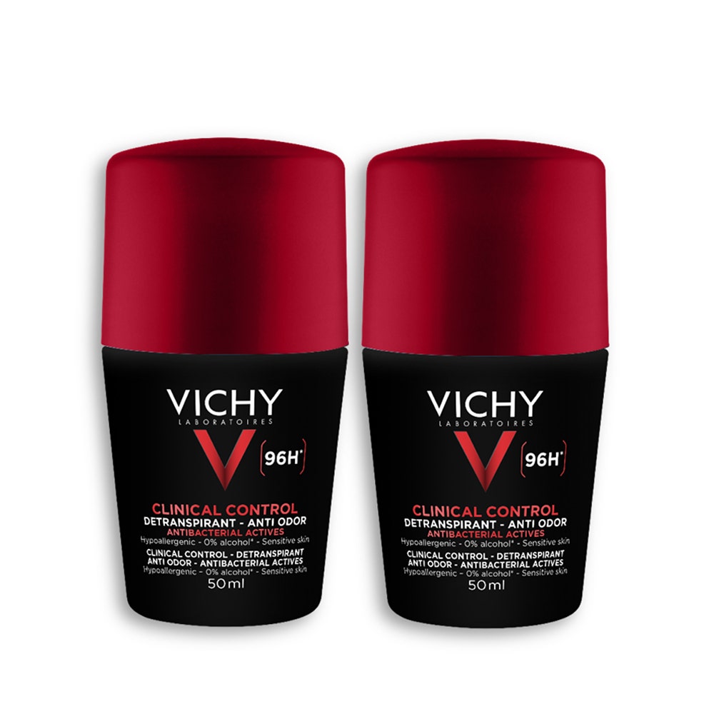 Vichy Desodorante Roll-on antiolor para hombre 96h 2x50ml