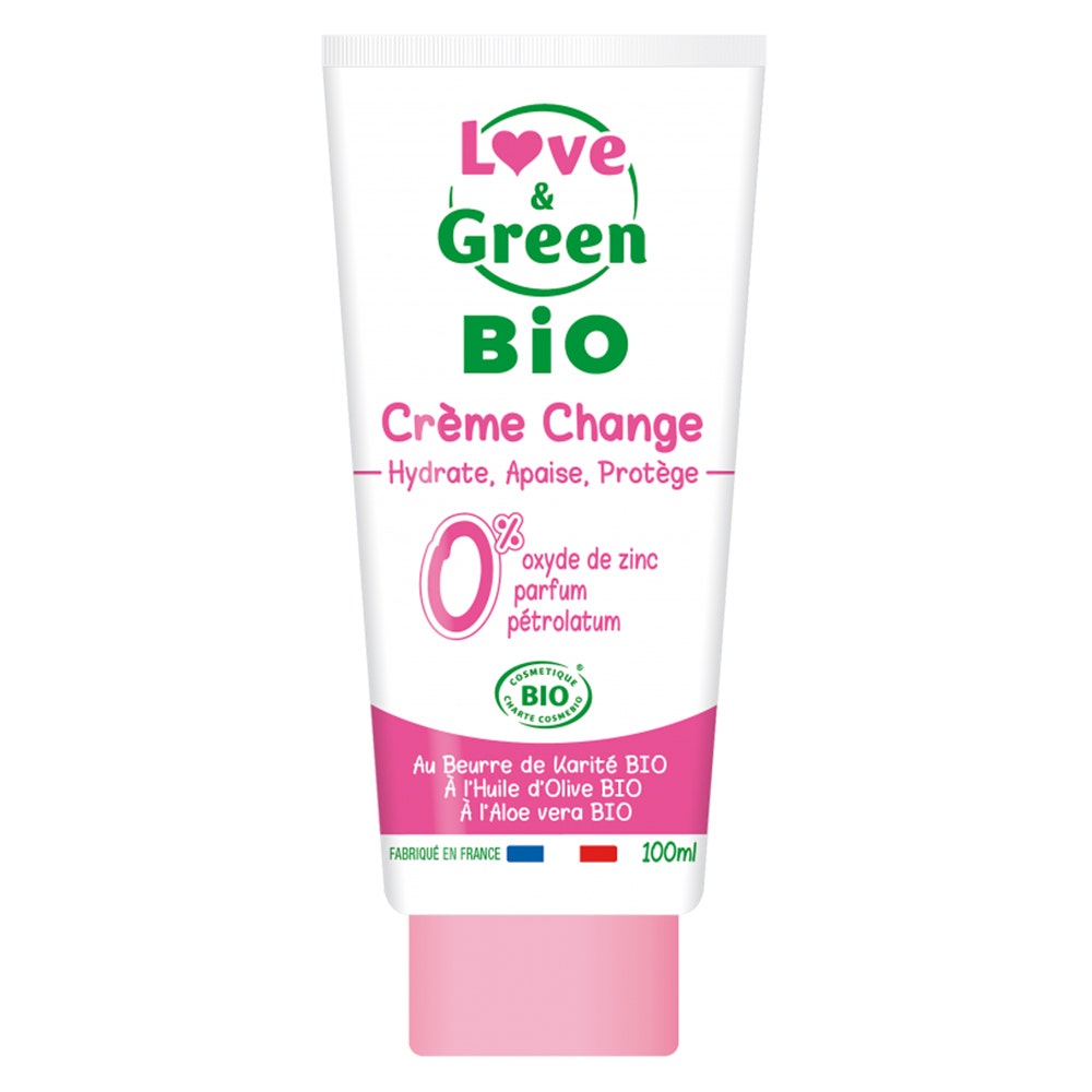 Love&Green Crema cambio bio pieles sensibles a reactivas 100ml