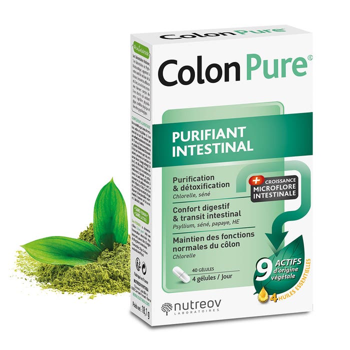 Colon Pure 40 Cápsulas depurativas intestinales Phytea