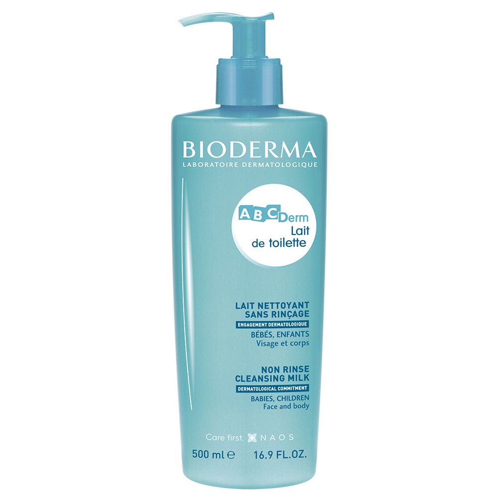 Bioderma Abcderm Leche Limpiadora Sin Aclarado Crème sans rinçage 500ml