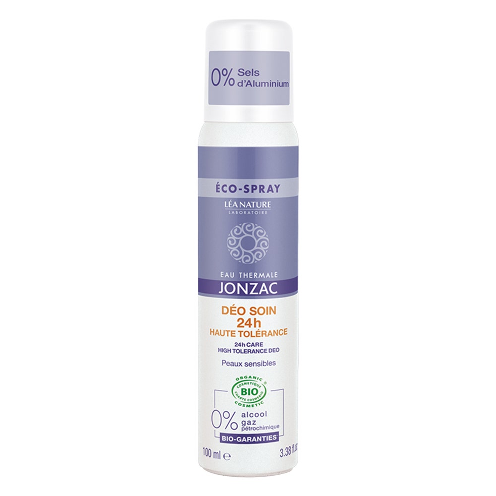 Eau thermale Jonzac Desodorante ecológico de alta Tolérance cuidado 24h 100 ml