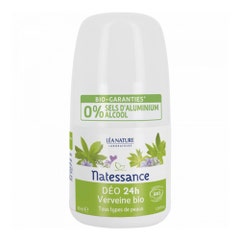 Natessance Desodorante ecológico de Verbena 24 horas 50 ml