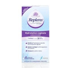 Gel Vaginal Lubricante 8 Aplicadores Monodosis 8 Applicateurs Unidoses Replens