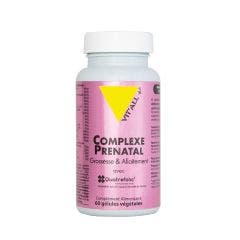 + Complexe Prenatal 60 Comprimes 60 Gélules Grossesse et allaitement Vit'All+