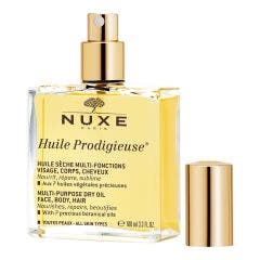Aceite Huile Seche Multifuncion Rostro Cuerpo Y Cabello Prodigieuse 100ml Huile Prodigieuse Visage Corps Et Cheveux Nuxe