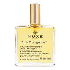 Aceite Seco Multifunciones 50ml Huile Prodigieuse Visage Corps Et Cheveux Nuxe