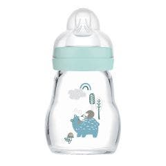 Biberon Verre "Nature" Aqua Tétine Débit 1 Mam