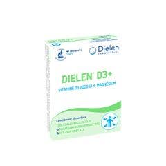 Vitamine D3 2000ui + magnésium 30 capsules Dielen