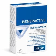 Generactive Resveratrol+ 30 Cápsulas Pileje