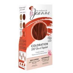 Coloration 100% végétale 2x50 g Cuivré rouge Les couleurs de Jeanne