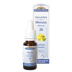 N°20 Mimule Bio Demeter Fleurs De Bach Confiance Serenite 20ml Biofloral