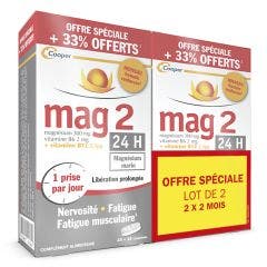 24h Magnesio Marino 2x45 Comprimidos +33% Gratis 2x45 Comprimes Mag 2