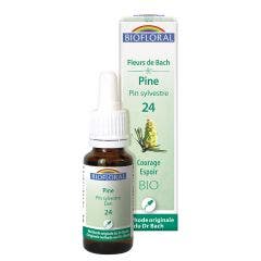 N°24 Pin Sylvestre Bio Demeter Fleurs De Bach Courage Espoir 20ml Biofloral
