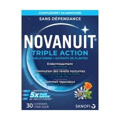 Triple Acción Sueño 30 Comprimidos Novanuit