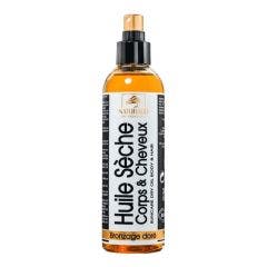 Aceite Seco Bio para después del Sol 200ml Fragancia Monoi Naturado♦Organic After-Sun Dry Oil 200 ml Perfume Monoi Naturado