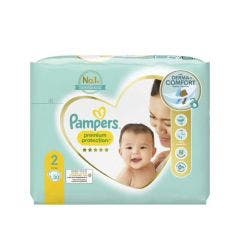 Proteccion Premium Talla 2 4- 31 Pañales x30 Premium 4-8kg Pampers