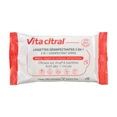 Toallitas desinfectantes 3en1 x12 Vita Citral
